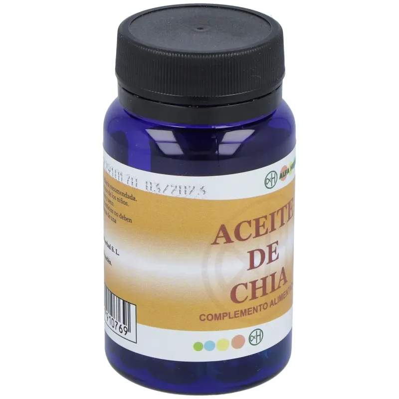 Alfa herbal aceite de chia 60 perlas | Farmacia Barata