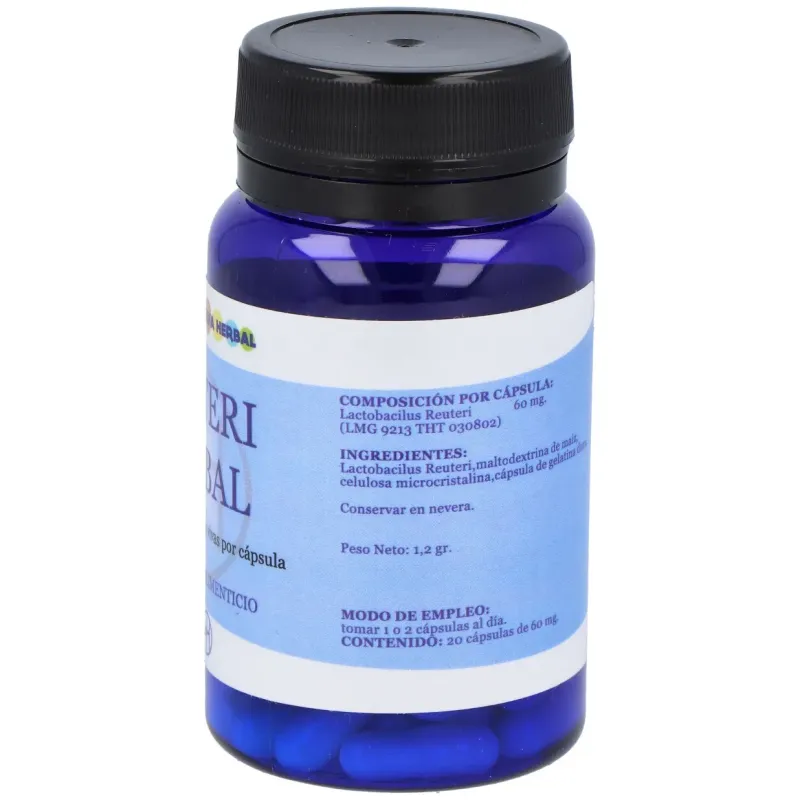Reuteri herbal 20cap. refrigeracion | Farmacia Barata