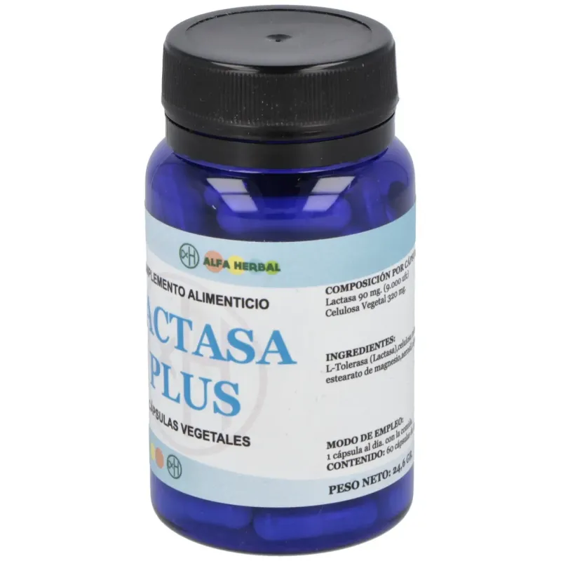 Alfa herbal lactasa plus 60caps | Farmacia Barata