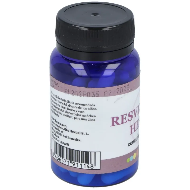 Alfa herbal resveratrol 60caps | Farmacia Barata