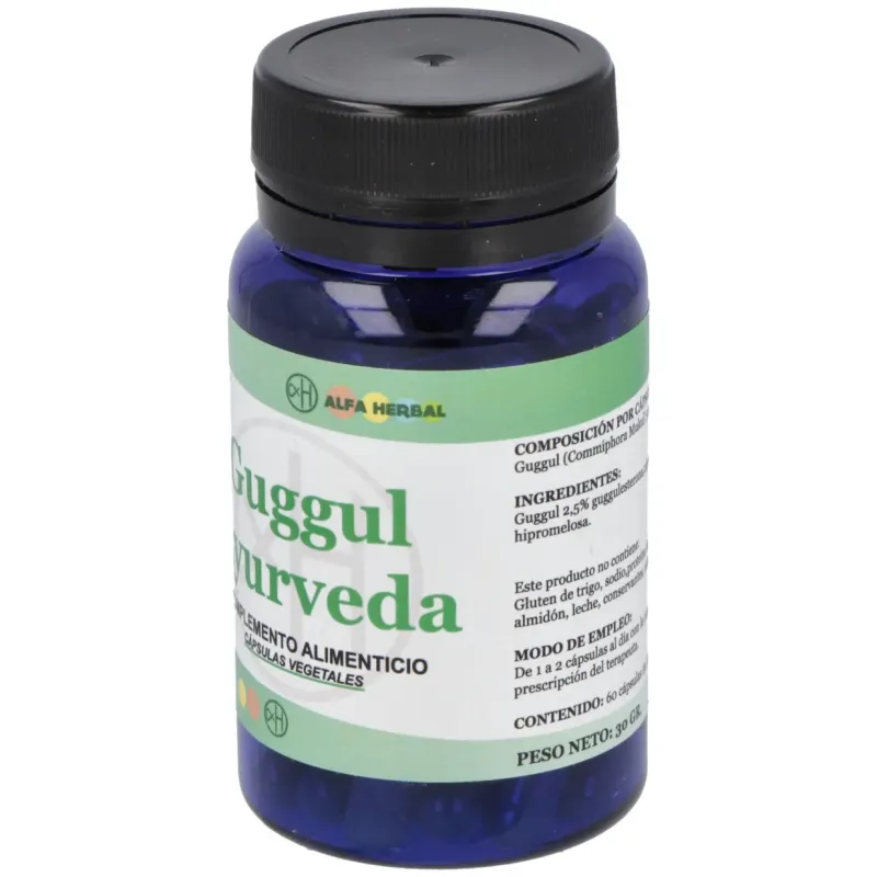 Alfa herbal guggul 60caps | Farmacia Barata