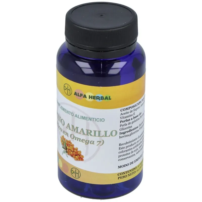 Espino amarillo omega 7 90perlas | Farmacia Barata