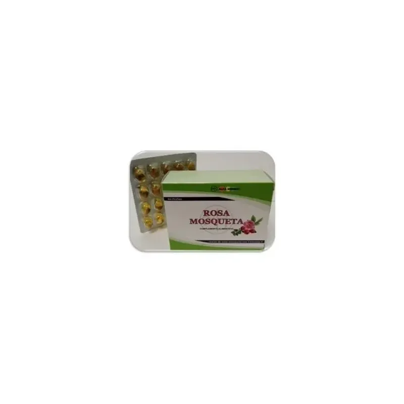 Alfa herbal rosa mosqueta 60caps | Farmacia Barata