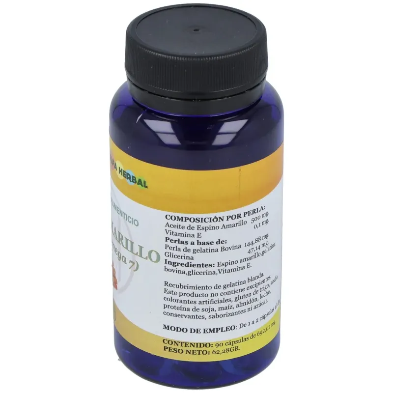 Espino amarillo omega 7 90perlas | Farmacia Barata