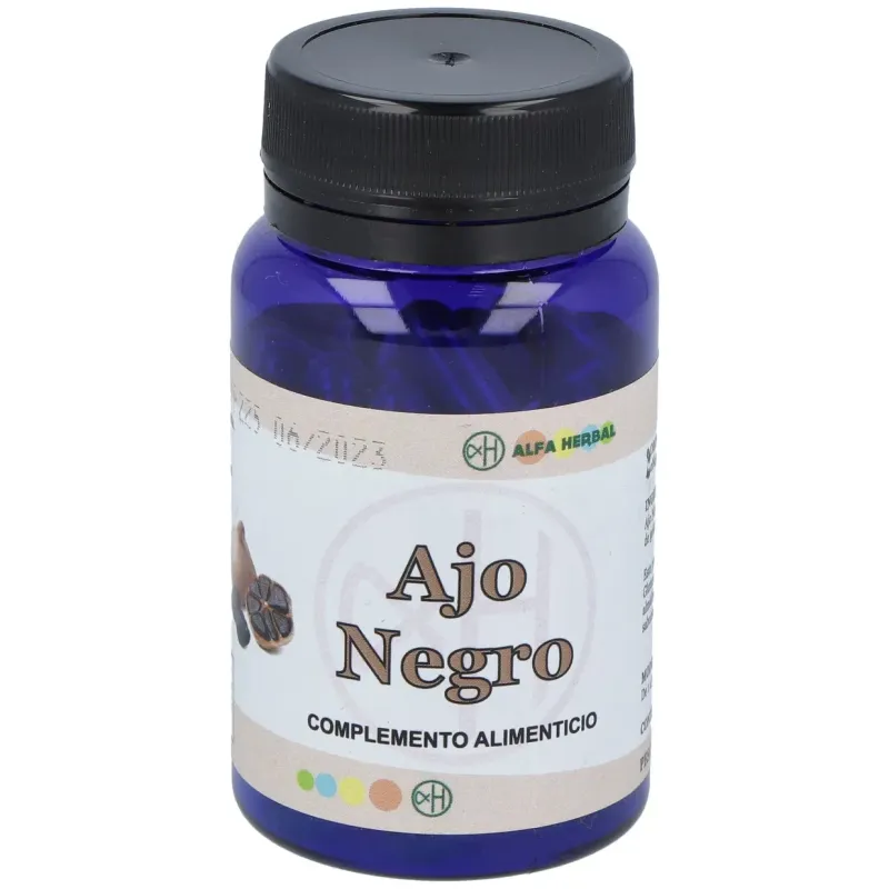 Alfa herbal ajo negro 60caps | Farmacia Barata