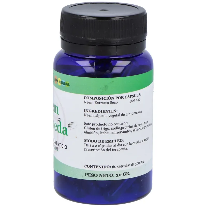 Alfa herbal neem ayurveda 60caps | Farmacia Barata Alfa herbal neem ayurveda 60caps | Farmacia Barata