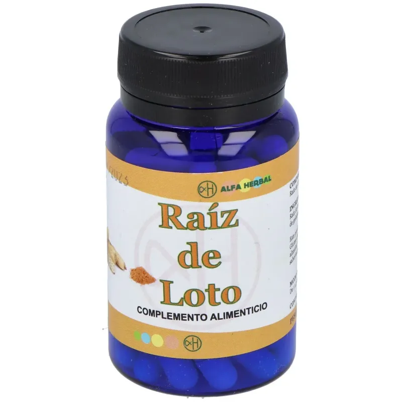 Alfa herbal raiz de loto 60 perlas | Farmacia Barata