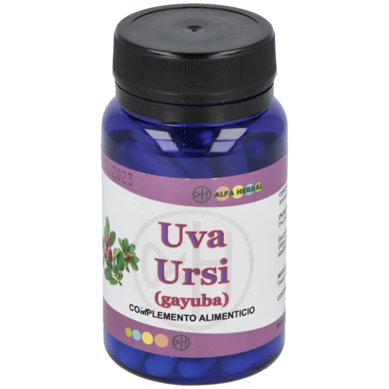 Alfa herbal uva ursi gayuba 60caps | Farmacia Barata