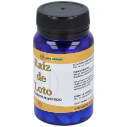 Alfa herbal raiz de loto 60 perlas | Farmacia Barata