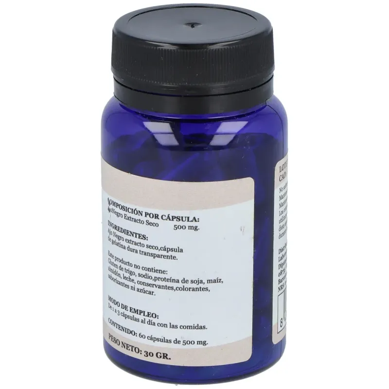 Alfa herbal ajo negro 60caps | Farmacia Barata