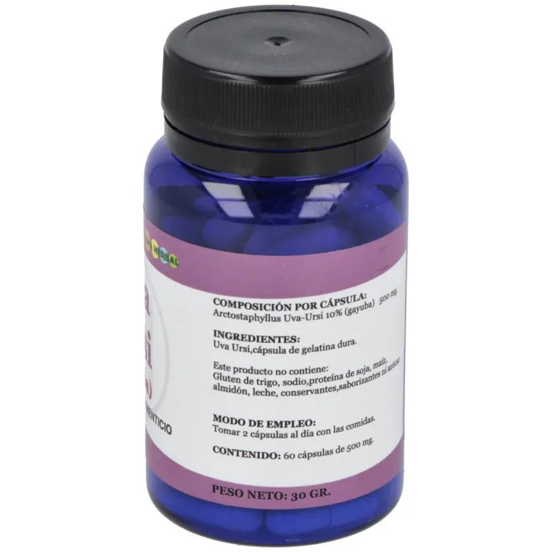 Alfa herbal uva ursi gayuba 60caps | Farmacia Barata