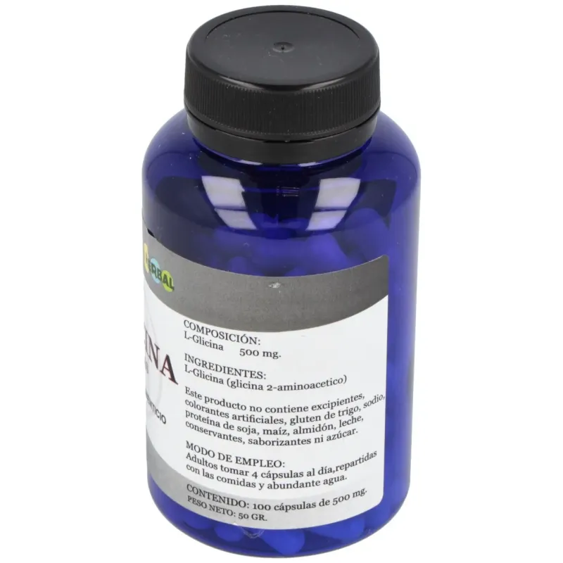 Alfa herbal l-glicina 500mg 100caps | Farmacia Barata