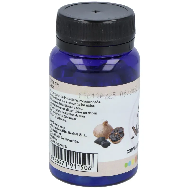 Alfa herbal ajo negro 60caps | Farmacia Barata