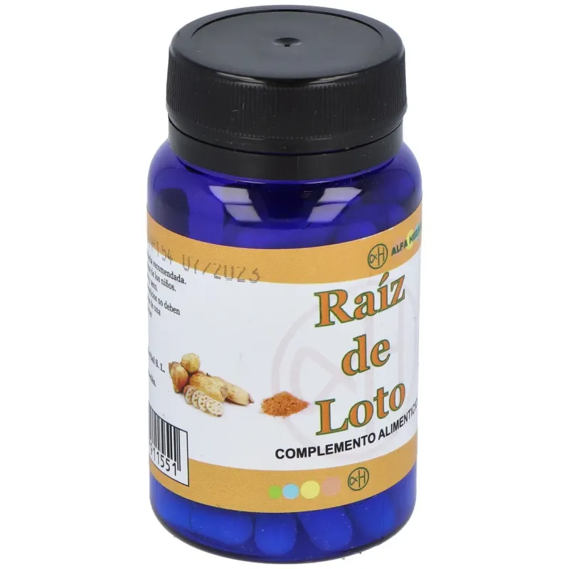 Alfa herbal raiz de loto 60 perlas | Farmacia Barata