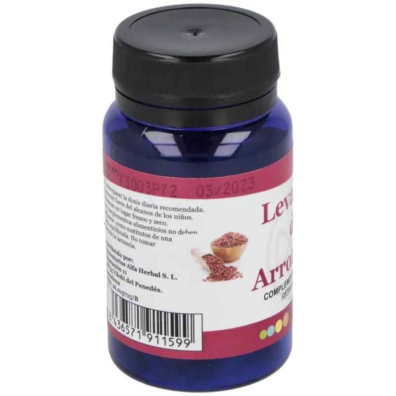 Levadura de arroz rojo 30cap. | Farmacia Barata