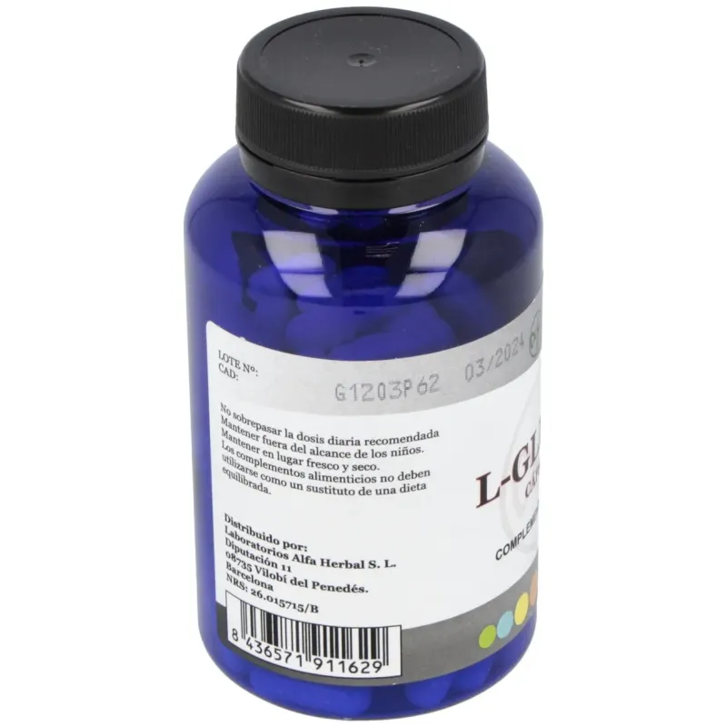 Alfa herbal l-glicina 500mg 100caps | Farmacia Barata