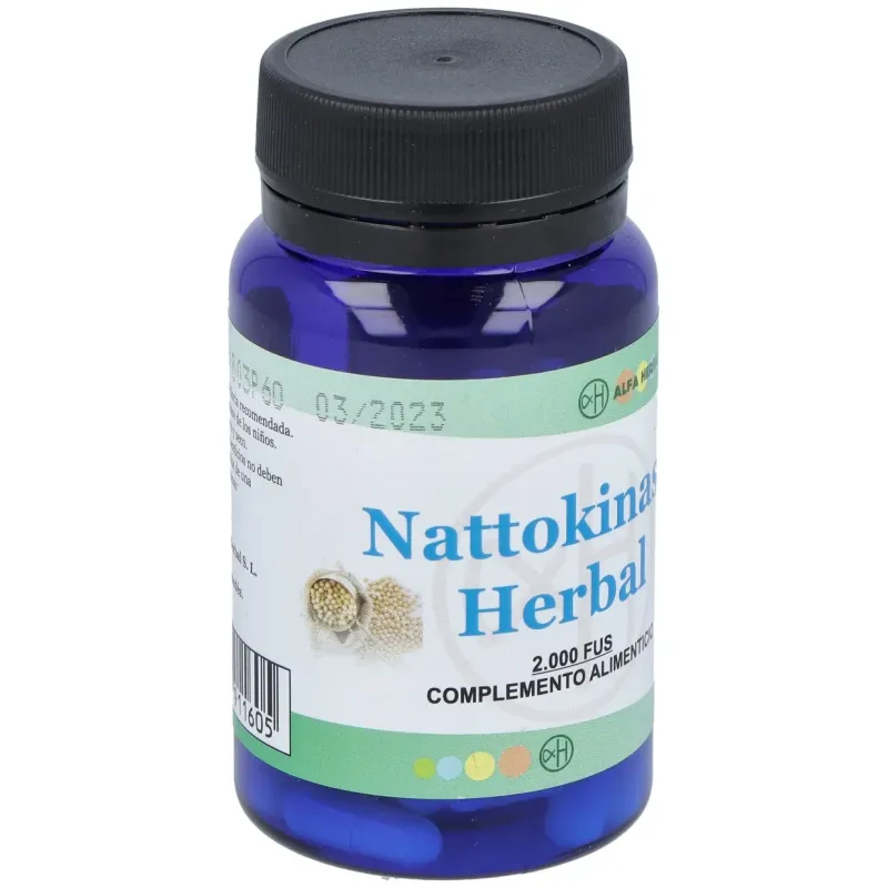 Alfa herbal nattokinasa 60caps | Farmacia Barata