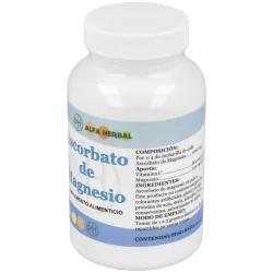 Alfa herbal ascorbato de magnesio polvo 200g | Farmacia Barata