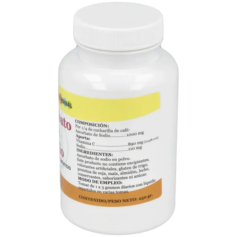 Alfa herbal ascorbato sodico polvo 250g | Farmacia Barata