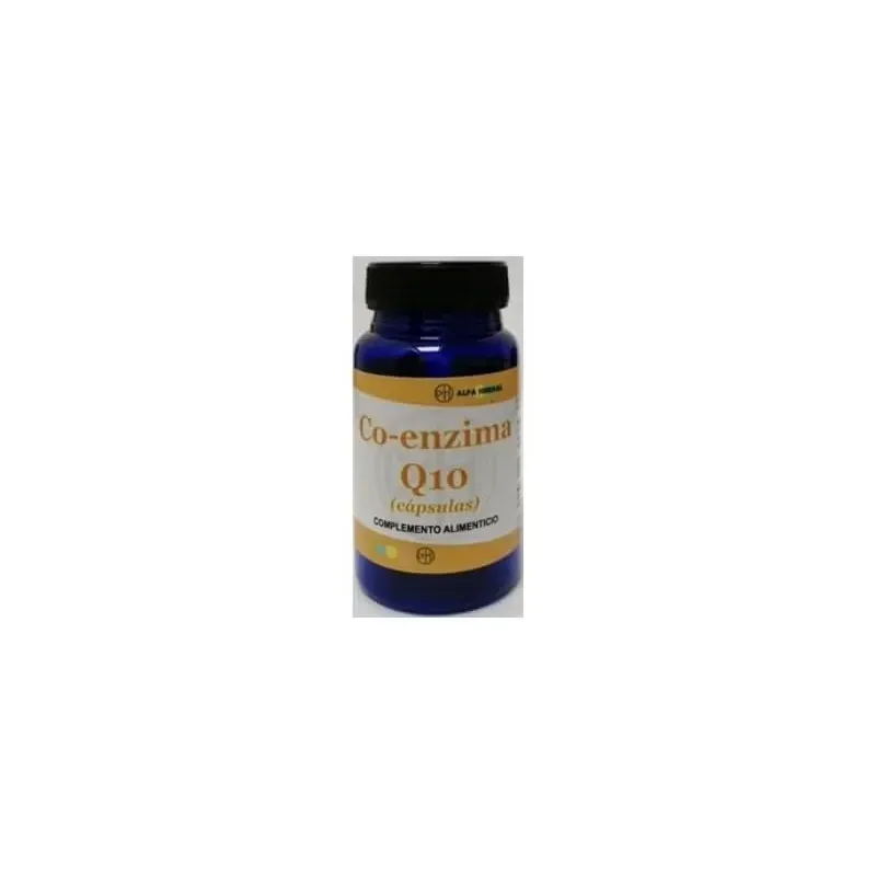 Alfa herbal co-enzima q10 60caps | Farmacia Barata