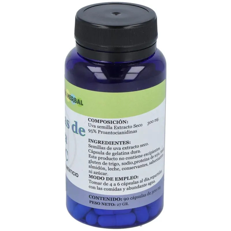 Opc semillas de uva 90cap. | Farmacia Barata