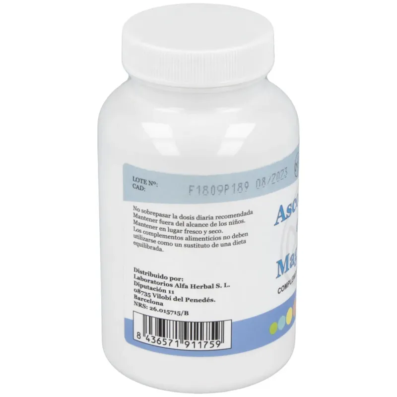 Alfa herbal ascorbato de magnesio polvo 200g | Farmacia Barata