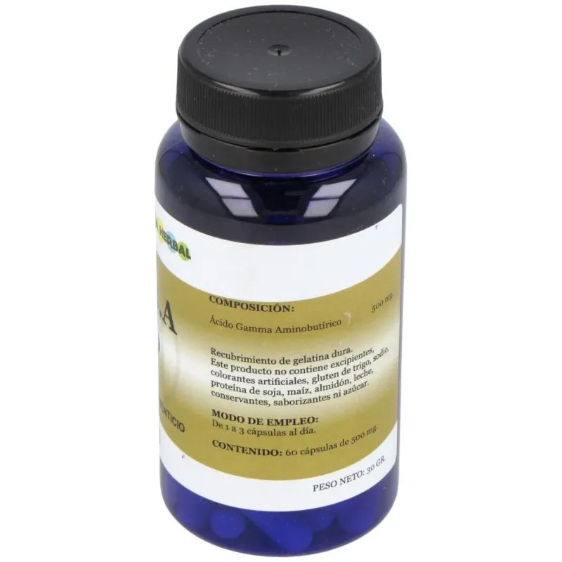 Alfa herbal gaba 500mg 60caps | Farmacia Barata