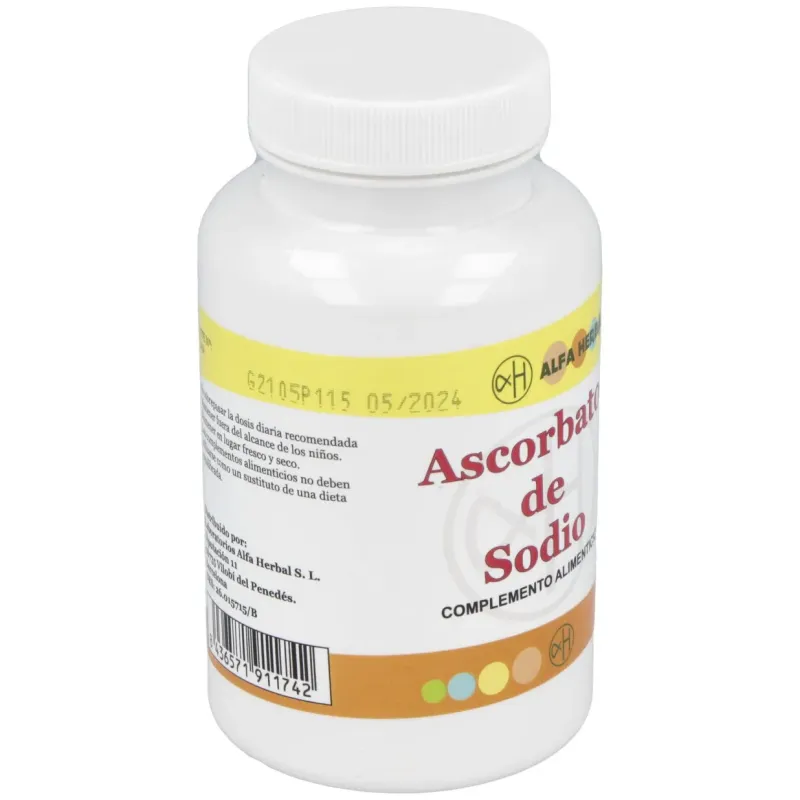 Alfa herbal ascorbato sodico polvo 250g | Farmacia Barata