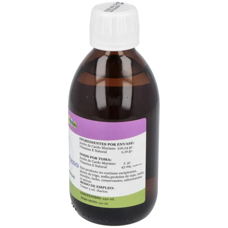 Alfa herbal aceite de cardo mariano 250ml | Farmacia Barata
