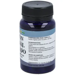 Alfa herbal carbon vegetal activado 60caps | Farmacia Barata