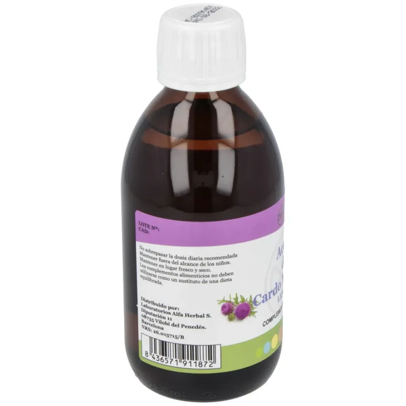 Alfa herbal aceite de cardo mariano 250ml | Farmacia Barata