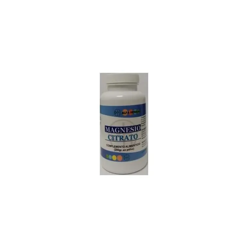 Alfa herbal magnesio citrato polvo 200g | Farmacia Barata
