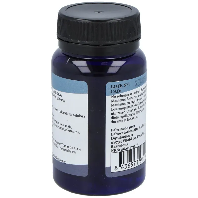 Alfa herbal carbon vegetal activado 60caps | Farmacia Barata