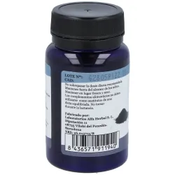 Alfa herbal carbon vegetal activado 60caps | Farmacia Barata