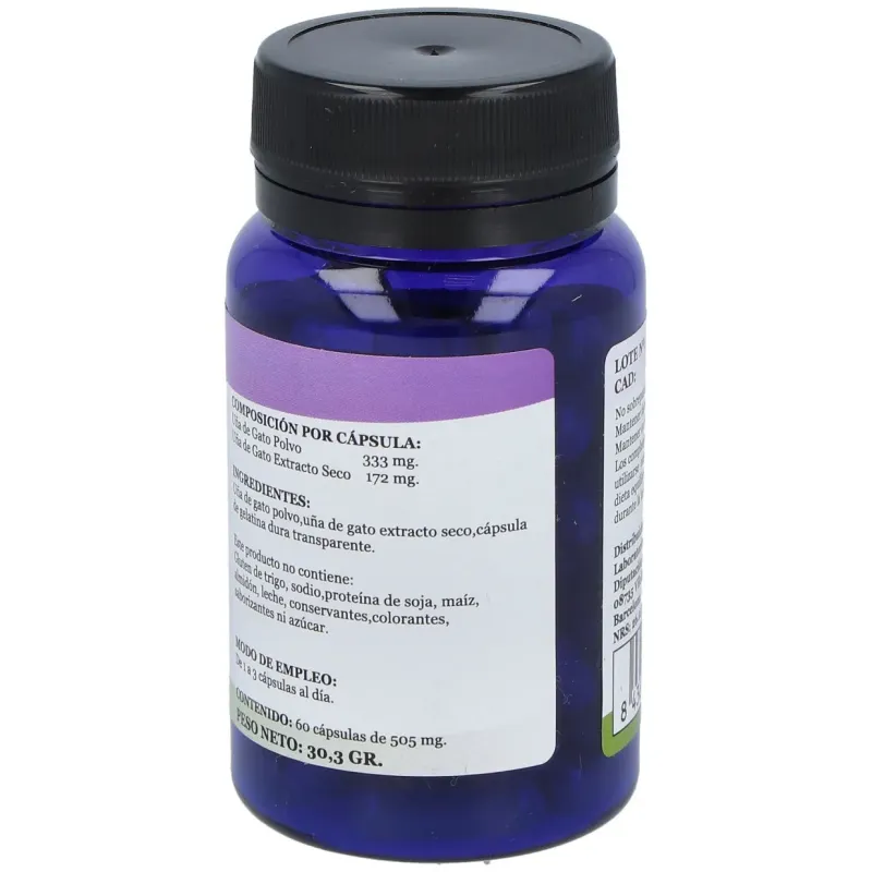 Alfa herbal uña de gato 60caps | Farmacia Barata