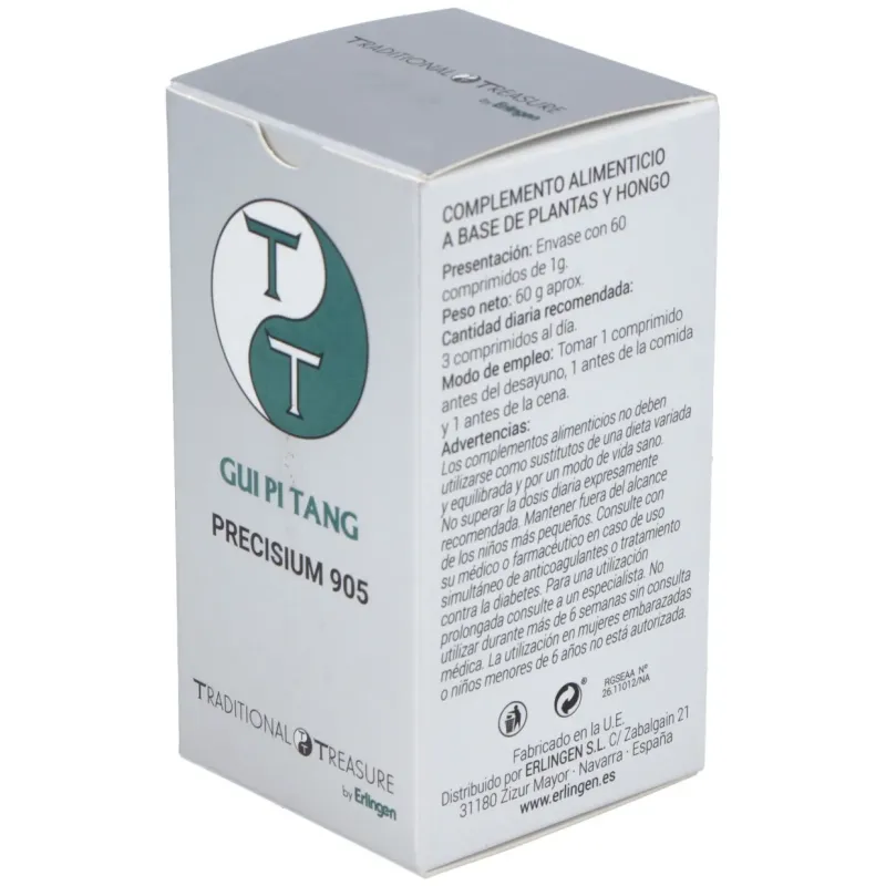 Erlingen precisium 905 gui pi tang 60comp | Farmacia Barata