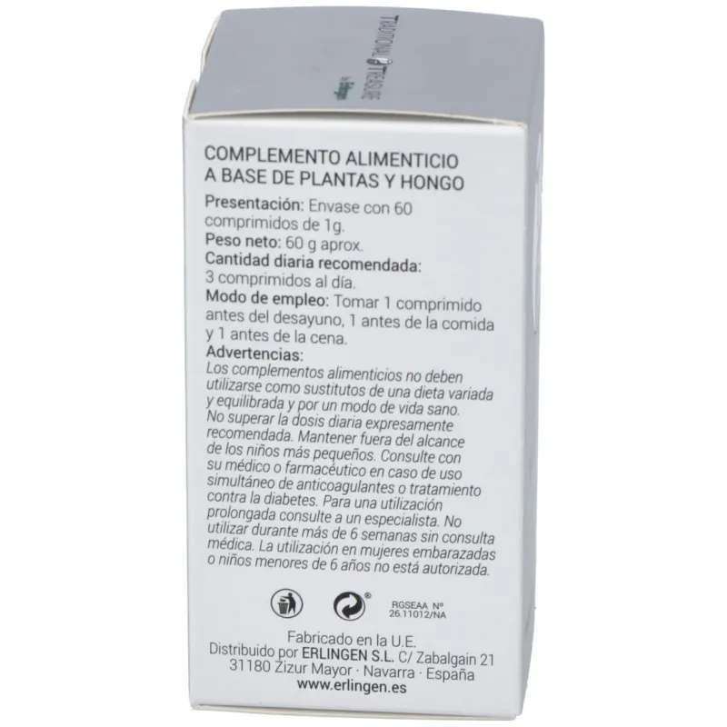 Erlingen precisium 905 gui pi tang 60comp | Farmacia Barata