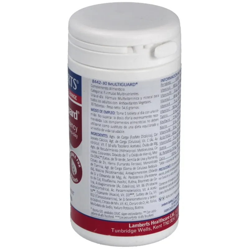 Multi-guard vit. y minerales (una al dia) 30 comp. | Farmacia Barata