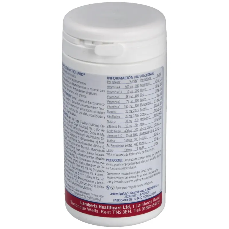 Multi-guard vit. y minerales (una al dia) 30 comp. | Farmacia Barata