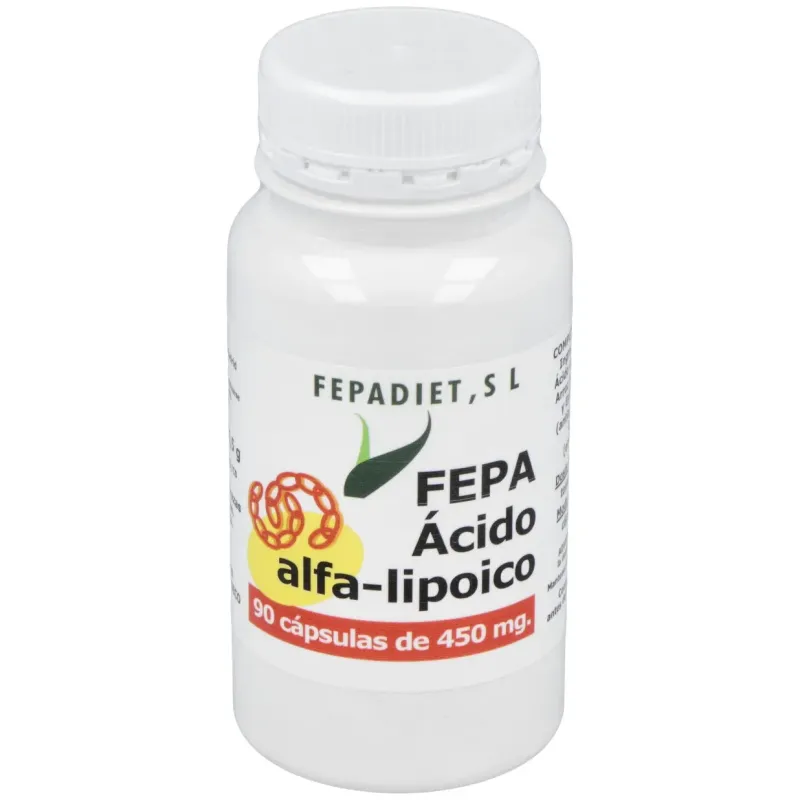 Fepadiet ácido alfa-lipoico 250mg 90caps | Farmacia Barata