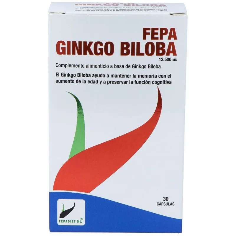 Fepa-ginkgo biloba 50:1 12.500mg. 30cap. | Farmacia Barata