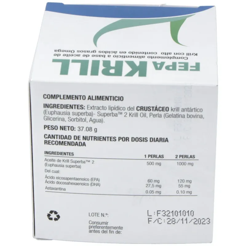 Fepa-krill 500mg. 60perlas | Farmacia Barata