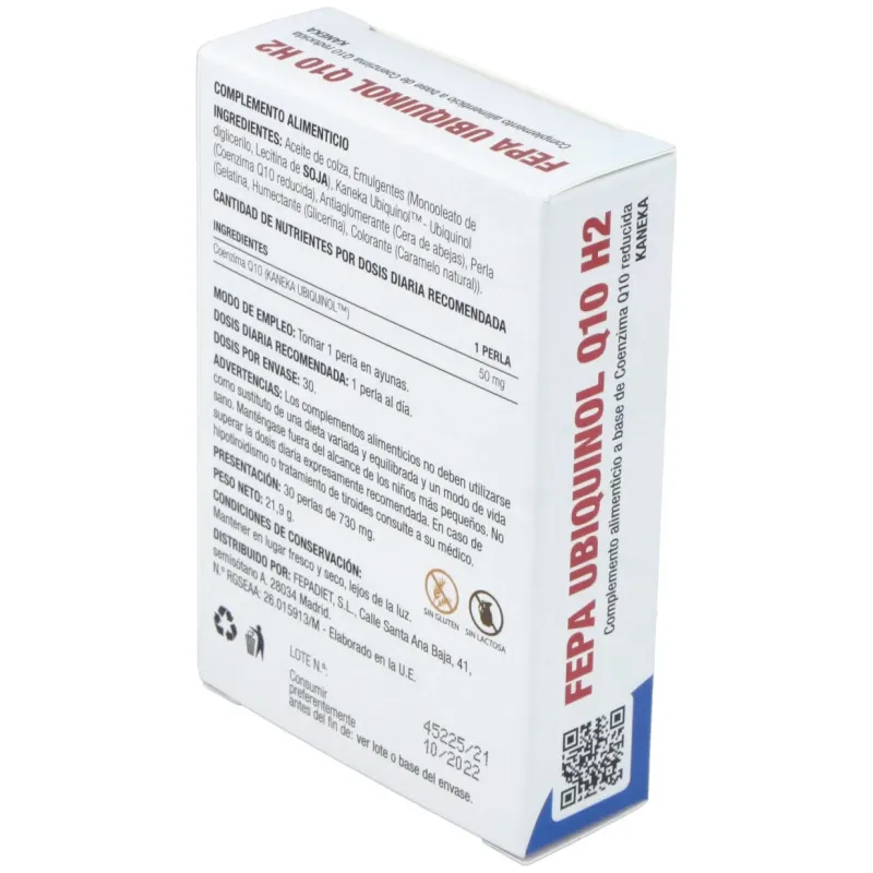 Fepa-ubiquinol q10 50mg. 30perlas | Farmacia Barata