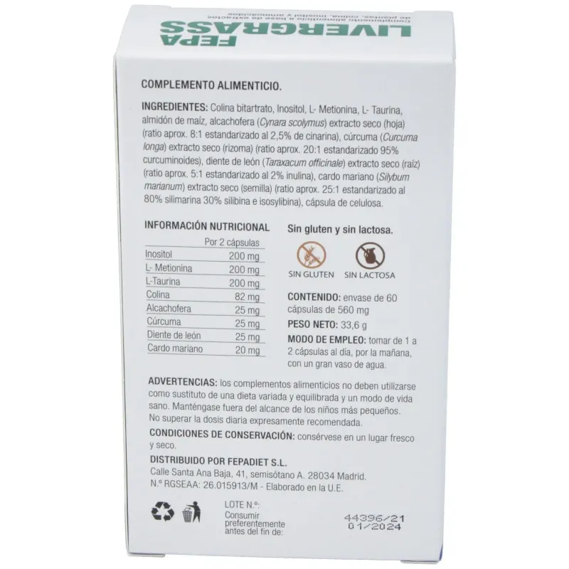 Fepadiet fepa-livergrass 60caps | Farmacia Barata Fepadiet fepa-livergrass 60caps | Farmacia Barata