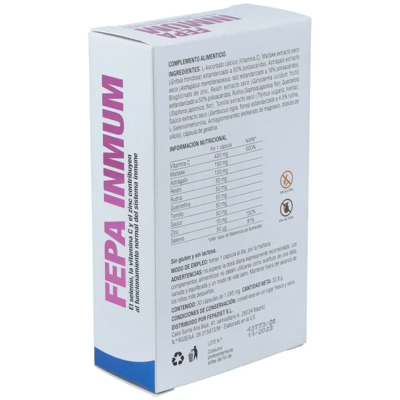 Fepadiet inmum 30caps | Farmacia Barata