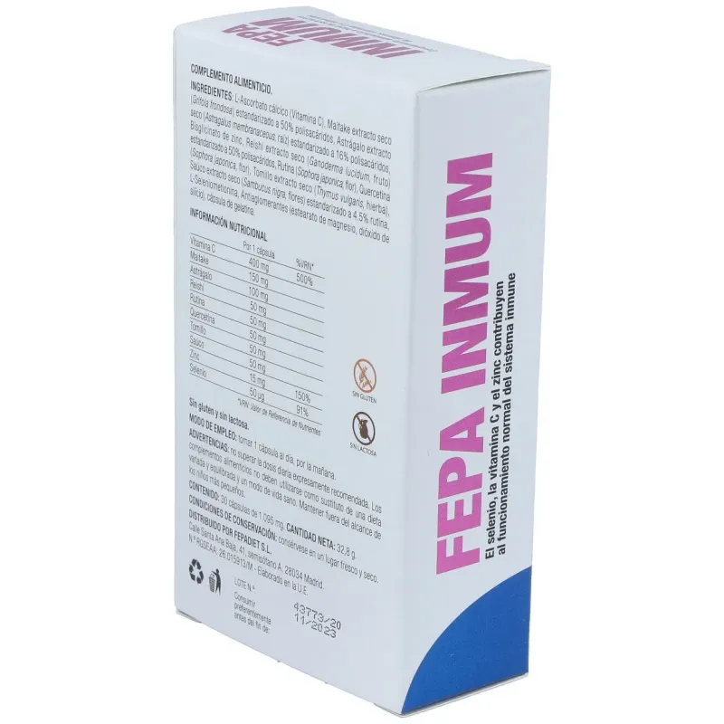 Fepadiet inmum 30caps | Farmacia Barata