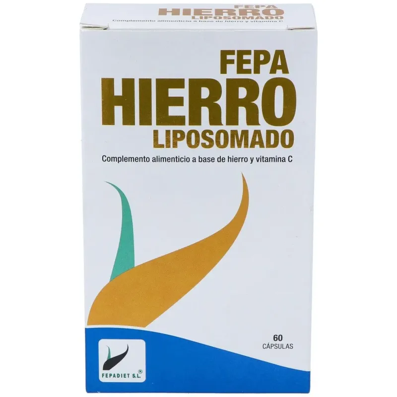 Fepadiet hierro liposomado 30mg 60caps | Farmacia Barata
