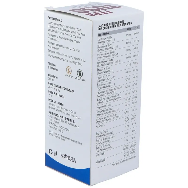 Fepadiet tuss 250ml | Farmacia Barata