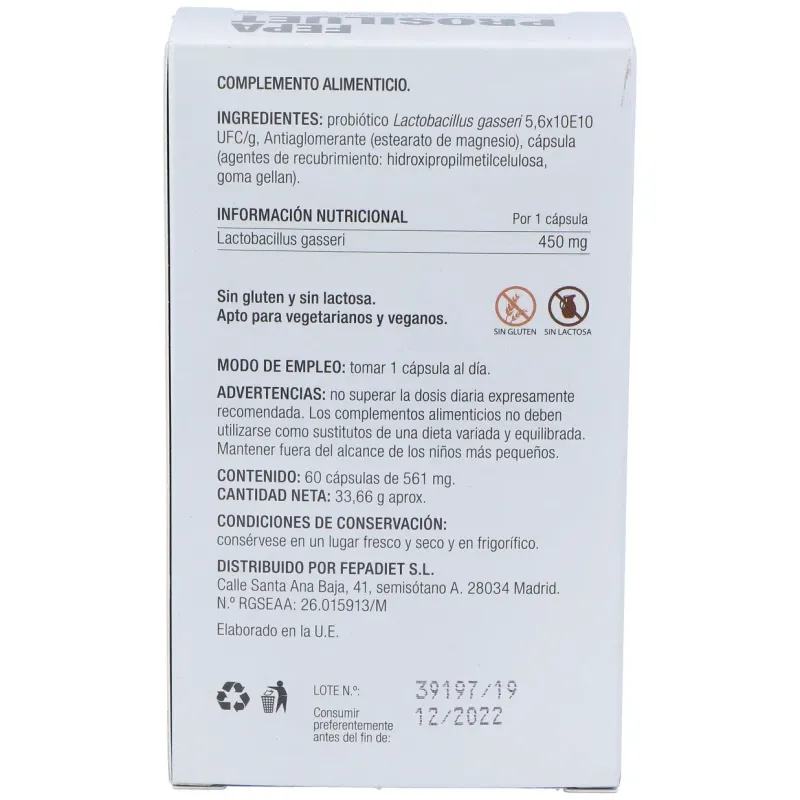 Fepadiet prosiluet 60caps | Farmacia Barata