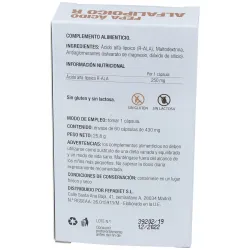 Fepadiet acido alfa-lipoico r ala 60caps | Farmacia Barata
